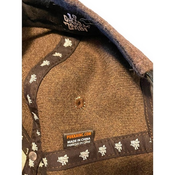 Li Grand Zombi Wool Blend Hat One Size Unisex Brown - Picture 6 of 10